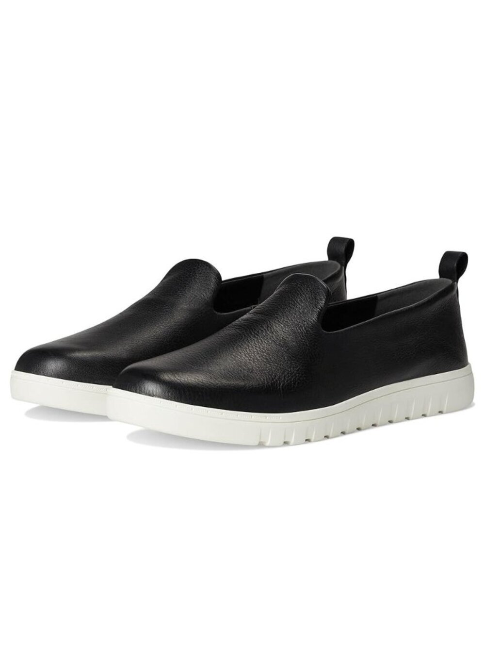 VIONIC Uptown Willa Black Leather Slip On Sneakers Womens 9.5 WIDE Arch Support - Picture 3 of 14